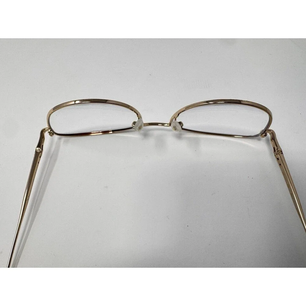 Longchamp LO2143 Eyeglass Frames Only 400 Gold Blue 53-17-140 Authentic